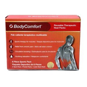 Body Comfort   6-PC Reusable Therapeutic Heat Sport Pack